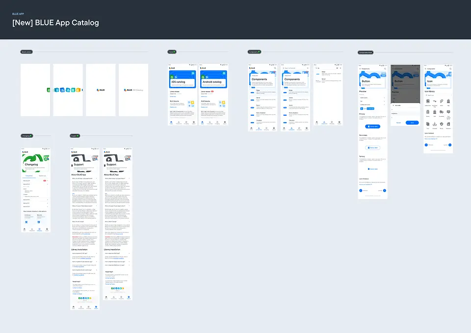 BLUE Android Catalog Application Design