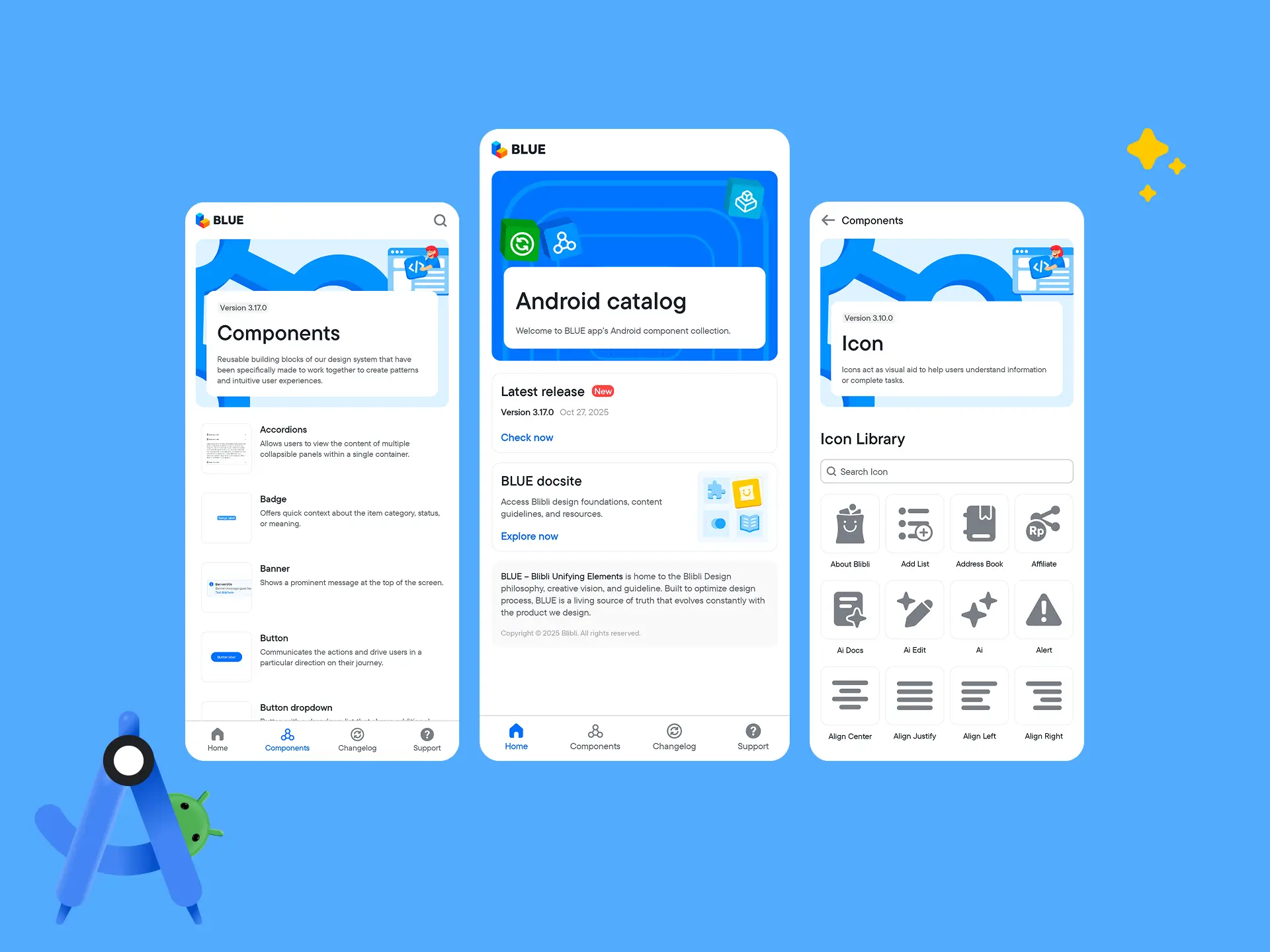 BLUE Android Catalog